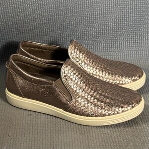ECCO Soft 7 Woven Slip-On Warm Metallic Shoes Women’s Size 6 US 36 EU